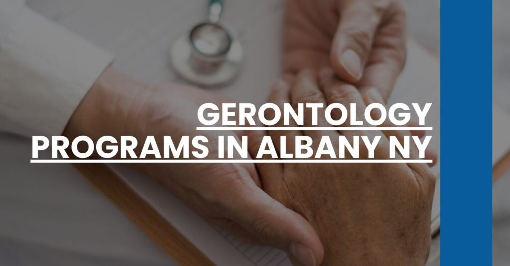 Gerontology Programs in Albany NY Feature Image