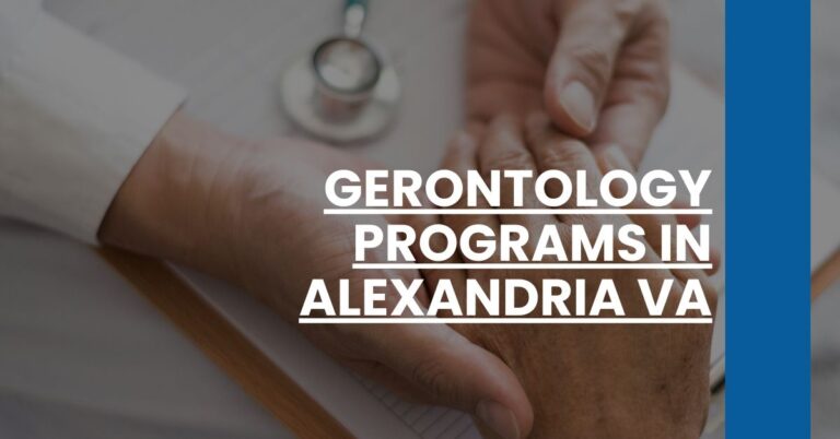 Gerontology Programs in Alexandria VA Feature Image