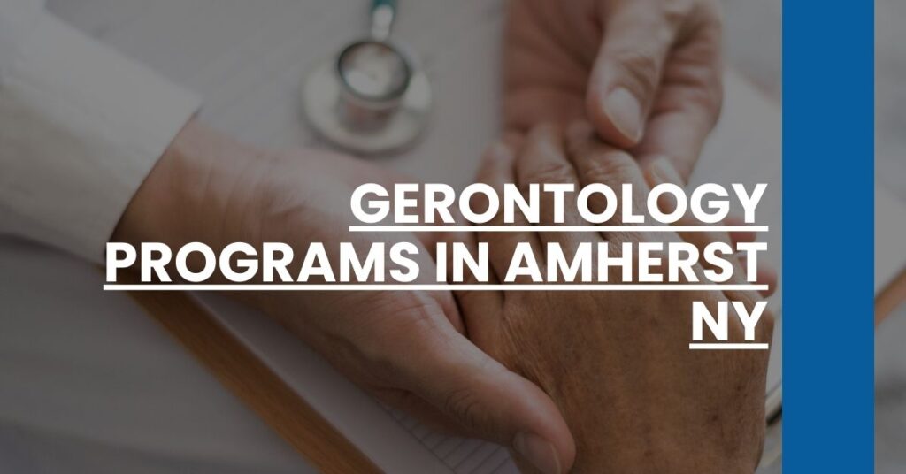 Gerontology Programs in Amherst NY Feature Image