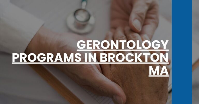 Gerontology Programs in Brockton MA Feature Image