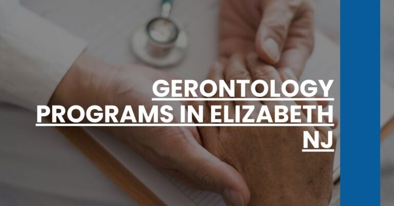 Gerontology Programs in Elizabeth NJ Feature Image