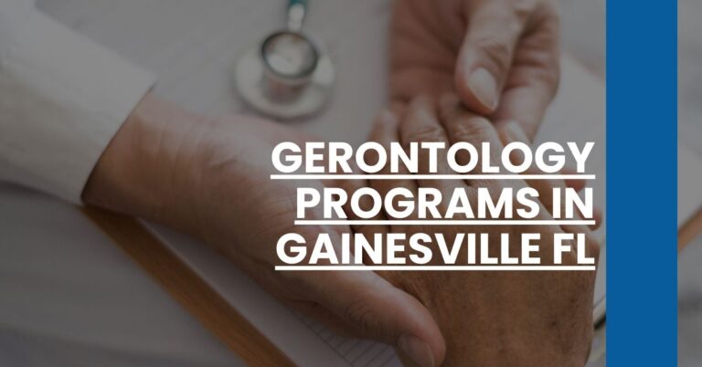 Gerontology Programs in Gainesville FL Feature Image