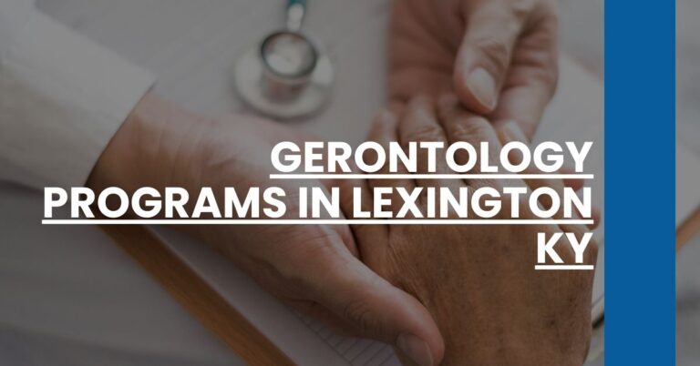 Gerontology Programs in Lexington KY Feature Image