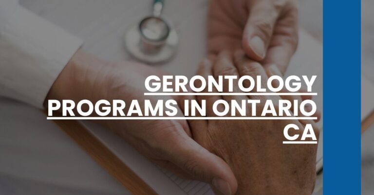 Gerontology Programs in Ontario CA Feature Image