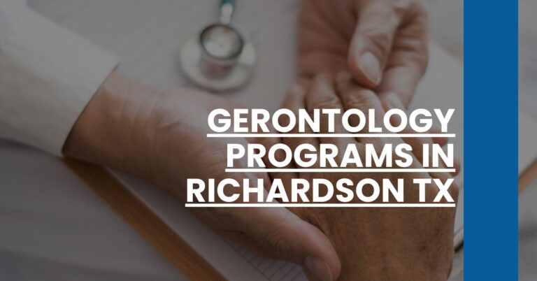 Gerontology Programs in Richardson TX Feature Image