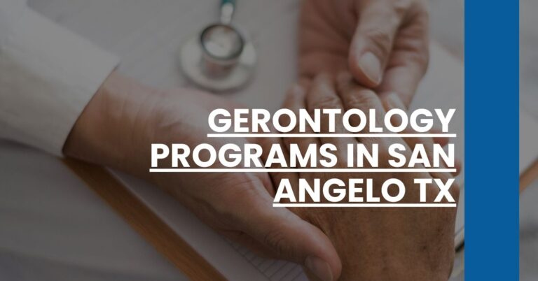 Gerontology Programs in San Angelo TX Feature Image