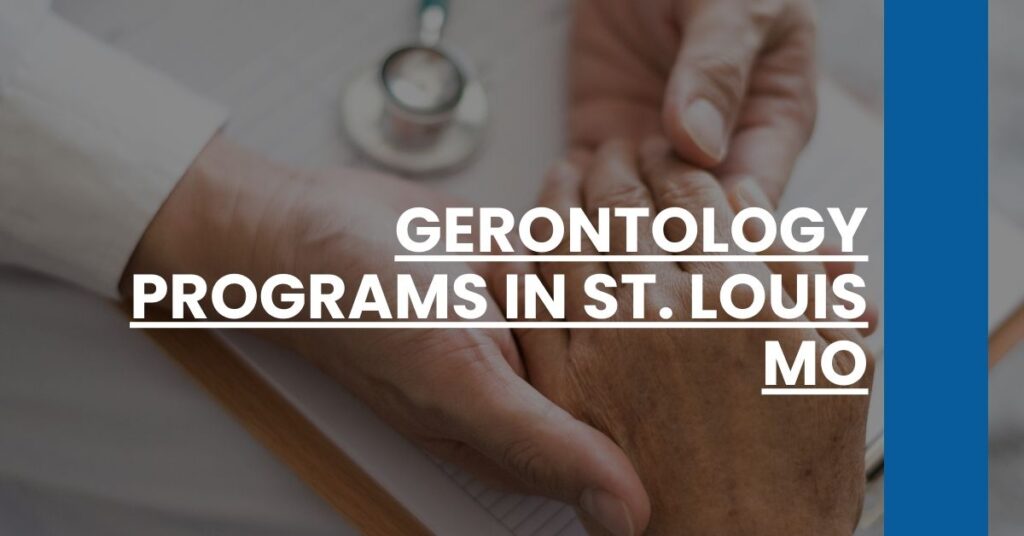 Gerontology Programs in St. Louis MO Feature Image