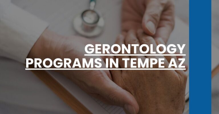 Gerontology Programs in Tempe AZ Feature Image