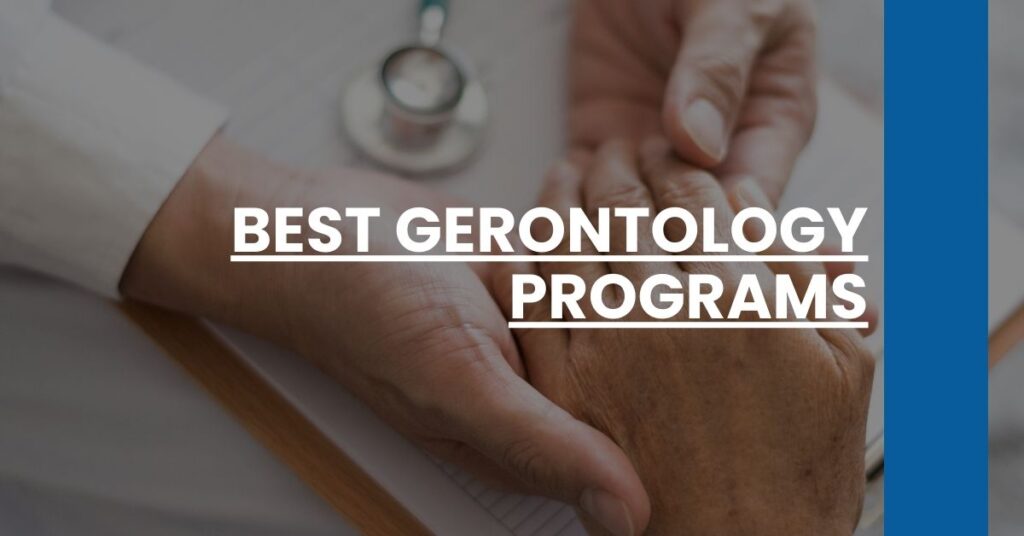 Best Gerontology Programs