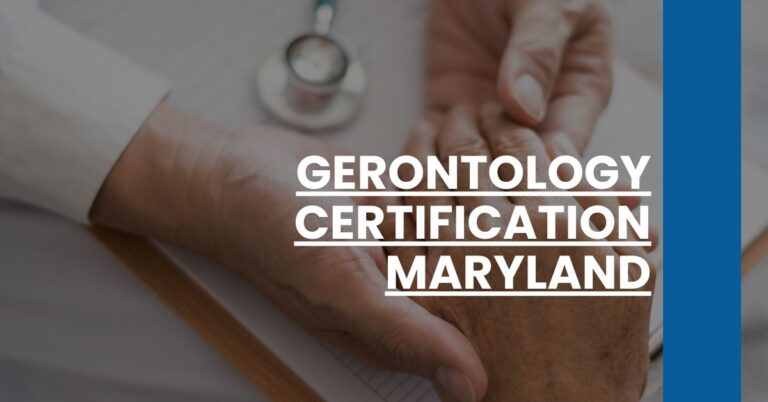 Gerontology Certification Maryland Feature Image