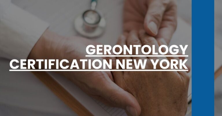 Gerontology Certification New York Feature Image