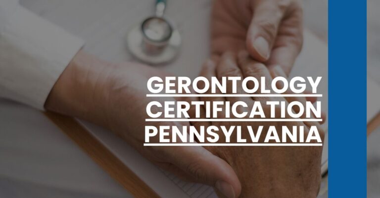 Gerontology Certification Pennsylvania Feature Image