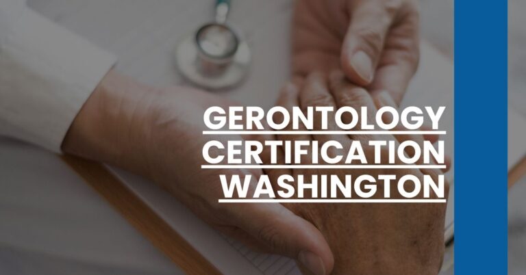 Gerontology Certification Washington Feature Image