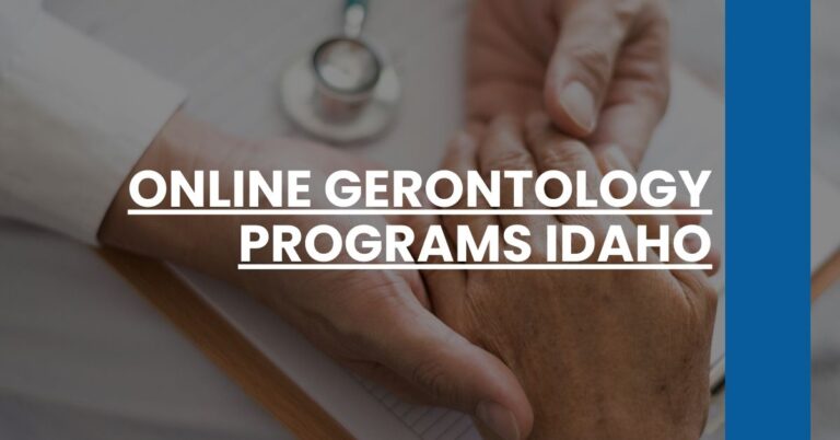 Online Gerontology Programs Idaho Feature Image