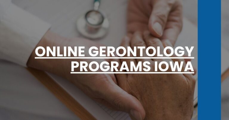 Online Gerontology Programs Iowa Feature Image