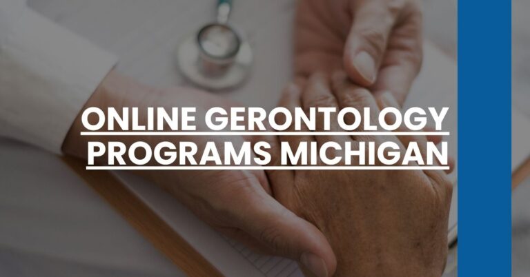 Online Gerontology Programs Michigan Feature Image