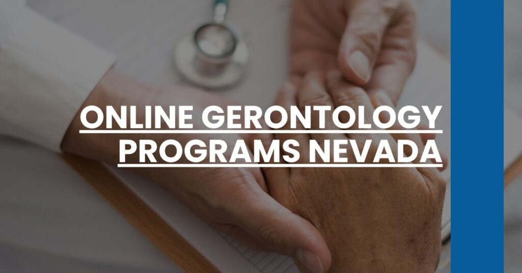 Online Gerontology Programs Nevada Feature Image