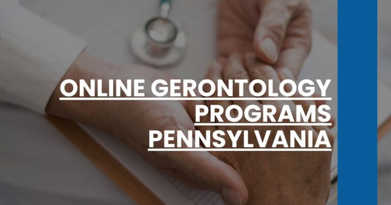 Online Gerontology Programs Pennsylvania Feature Image